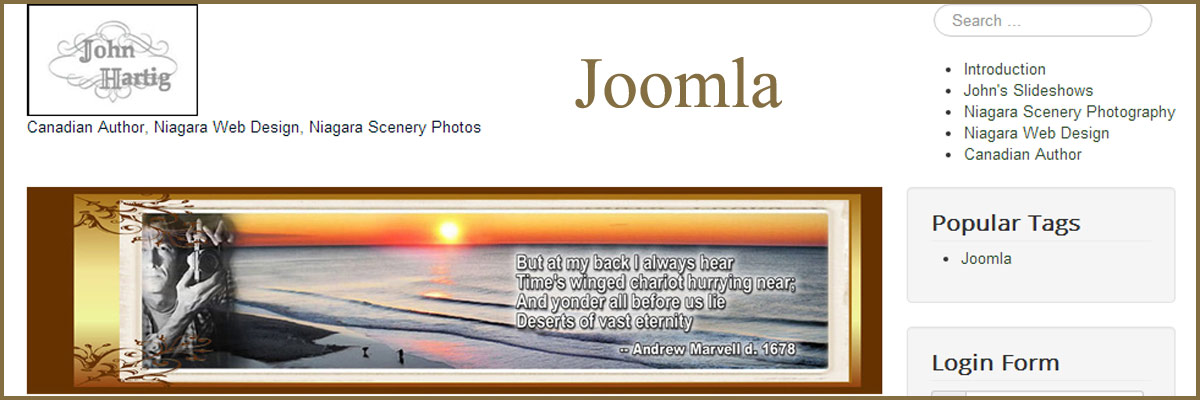 Joomla New Canadian Author