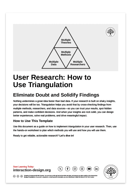 User Research: How to Use Triangulation