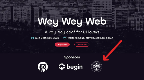 The IxDF logo displayed on the Wey Wey Web Conference website.